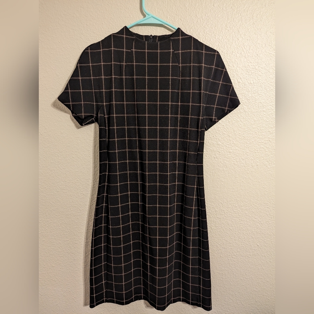 Theory plaid dress size S